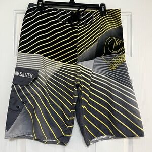 Men’s Quick silver swim trunks.  Size 34